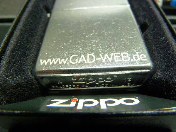 Zippo mit Lasergravur