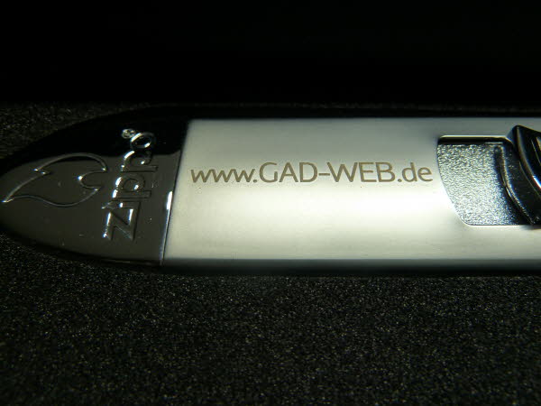 Lasergravur Zippo Schwanenhals